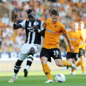 Clash of the Titans: Kevin Doyle vs Cheik Tiote - Wolverhampton Wanderers vs Newcastle United in the Barclays Premier League