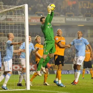 Clash of the Titans: Shay Given vs. Chris Iwelumo - Wolverhampton Wanderers vs Manchester City, Barclays Premier League Clash of the Titans: Shay Given vs. Chris Iwelumo - Wolverhampton Wanderers vs Manchester City, Barclays Premier League