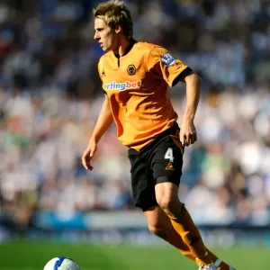 David Edwards in Action: Wolverhampton Wanderers vs. Blackburn Rovers, Barclays Premier League Soccer
