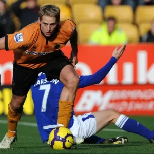 David Edwards in Action: Wolves vs Birmingham City - Barclays Premier League Soccer Match David Edwards in Action: Wolves vs Birmingham City - Barclays Premier League Soccer Match