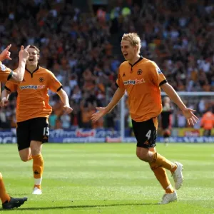 David Edwards Scores the Decisive Goal: Wolves Lead 2-0 vs Fulham (Barclays Premier League)