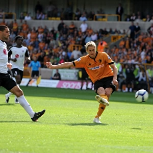 David Edwards Scores the Second Goal: Wolverhampton Wanderers Lead 2-0 vs. Fulham (Barclays Premier League)