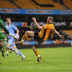 David Jones's Near-Goal Thwarted: Wolverhampton Wanderers vs Doncaster Rovers in FA Cup Round Three Replay