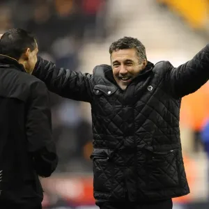Dean Saunders Euphoric Moment: Wolverhampton Wanderers Equalizer Against Blackburn Rovers, Championship Match, Molineux (January 11, 2013)