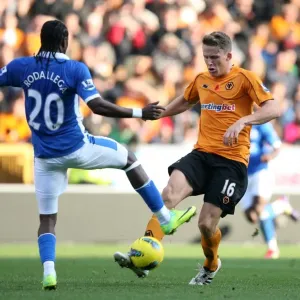 Determination on the Pitch: Berra vs. Rodallega - Wolverhampton Wanderers vs. Wigan Athletic Determination on the Pitch: Berra vs. Rodallega - Wolverhampton Wanderers vs. Wigan Athletic