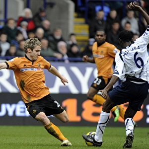 Determined Kevin Doyle: Wolverhampton Wanderers vs. Bolton Wanderers in Barclays Premier League Soccer