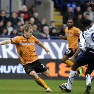 Determined Kevin Doyle: Wolverhampton Wanderers vs. Bolton Wanderers in Barclays Premier League Soccer Determined Kevin Doyle: Wolverhampton Wanderers vs. Bolton Wanderers in Barclays Premier League Soccer