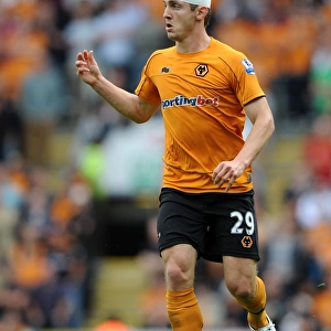 Determined Strike: Kevin Doyle Scores for Wolverhampton Wanderers Against Blackburn in the Barclays Premier League