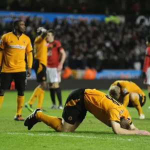 Disbelief on Sam Vokes Face: Close-Range Miss vs Manchester United (Wolverhampton Wanderers, 2010) Disbelief on Sam Vokes Face: Close-Range Miss vs Manchester United (Wolverhampton Wanderers, 2010)