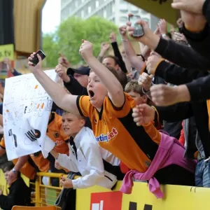 Euphoria in the Jack Harris Stand: Wolves Third Goal vs. West Bromwich Albion (Premier League) Euphoria in the Jack Harris Stand: Wolves Third Goal vs. West Bromwich Albion (Premier League)
