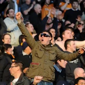 Euphoria Unleashed: Wolves Fans Celebrate Premier League Triumph Over Aston Villa