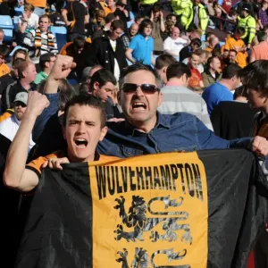Euphoric Wolverhampton Wanderers Fans Celebrate Premier League Victory Over Aston Villa