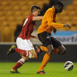 FA Youth Cup: Dominic Iorfa vs Oliver Muldoon - Wolverhampton Wanderers U18 vs Charlton Athletic U18 (Round 3) at Molineux