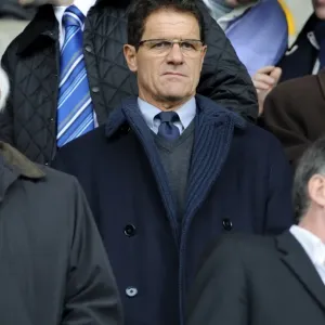 Fabio Capello: England Manager at Wolves vs Everton, Premier League (2010) Fabio Capello: England Manager at Wolves vs Everton, Premier League (2010)