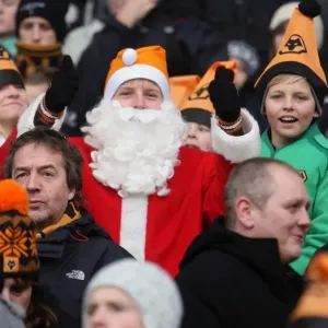 Father Christmas Leads the Wolves Charge: Wolverhampton Wanderers vs Burnley, Premier League