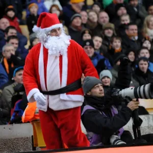 Father Christmas Shares Soccer Wisdom: Wolverhampton Wanderers vs Birmingham City (Premier League)