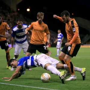 Faurlin vs. Le Fondre Print - Molineux Stadium Action Photo Faurlin vs. Le Fondre Print - Molineux Stadium Action Photo