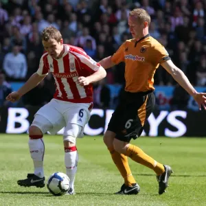 Fierce Rivalry: Whelan vs. Craddock Clash in Wolves vs. Stoke (BPL, 11-04-10)
