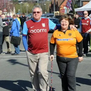 Football Harmony: Aston Villa vs. Wolverhampton Wanderers at Villa Park (Premier League)