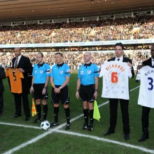 Football Legends Pay Tribute Print: A Moment of Silence Football Legends Pay Tribute Print: A Moment of Silence