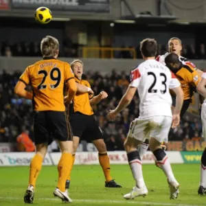 George Elokobi's Dramatic Equalizer: Wolverhampton Wanderers vs Manchester United, Barclays Premier League George Elokobi's Dramatic Equalizer: Wolverhampton Wanderers vs Manchester United, Barclays Premier League