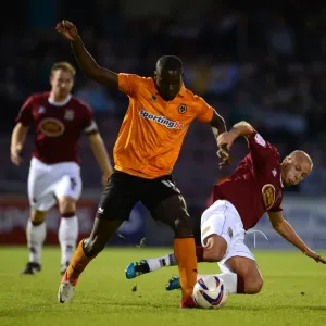 Guttridge vs Nouble: A Battle in the Capital One Cup Clash between Northampton Town and Wolverhampton Wanderers