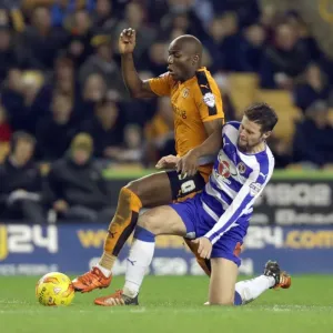 Intense Battle: Benik Afobe vs. Oliver Norwood - Wolverhampton Wanderers vs. Reading (Sky Bet Championship, 2014-15) Intense Battle: Benik Afobe vs. Oliver Norwood - Wolverhampton Wanderers vs. Reading (Sky Bet Championship, 2014-15)