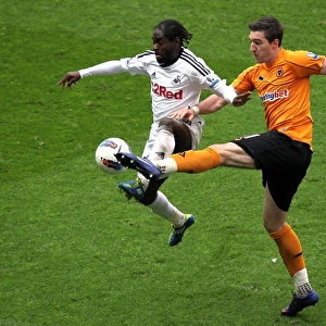 Season 2011-12 Photographic Print Collection: Swansea City v Wolves
