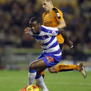 Intense Battle for Supremacy: Wolves vs Reading (2014-15) - Sky Bet Championship - Wolves Dave Edwards vs Reading's Ola John Fight for Possession Intense Battle for Supremacy: Wolves vs Reading (2014-15) - Sky Bet Championship - Wolves Dave Edwards vs Reading's Ola John Fight for Possession