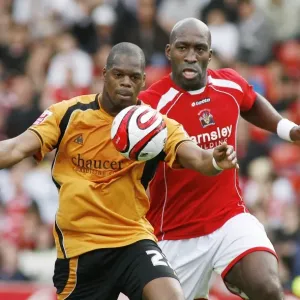 Intense Rivalry: Harewood vs Moore Clash at Barnsley vs Wolverhampton Wanderers Championship Match, 2009 Intense Rivalry: Harewood vs Moore Clash at Barnsley vs Wolverhampton Wanderers Championship Match, 2009