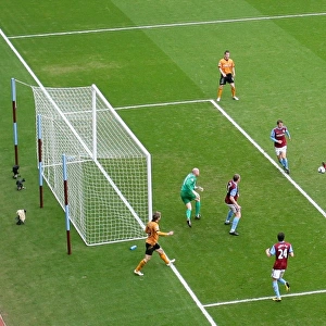 James Milner's Unintended Strike: Wolves' 1-2 Lead Over Aston Villa (Premier League Soccer)