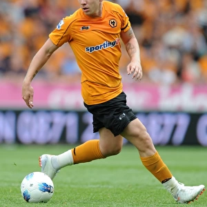 Jamie O'Hara in Action: Wolverhampton Wanderers vs Fulham - Barclays Premier League Soccer