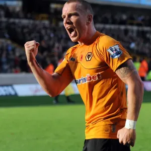 Jamie O'Hara Scores the Opener: Wolverhampton Wanderers vs. Wigan Athletic, Barclays Premier League