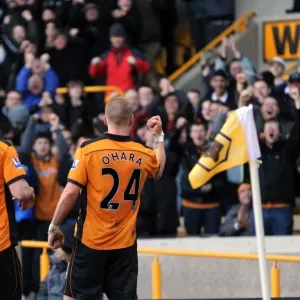 Jamie O'Hara Scores Stunner: Wolverhampton Wanderers Take 2-0 Lead Over Blackpool (Premier League)