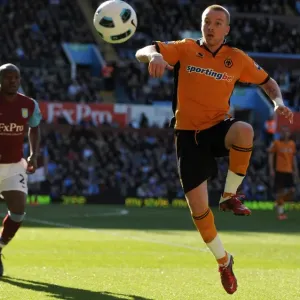 Jamie O'Hara and Wolverhampton Wanderers Take On Aston Villa in Premier League Clash