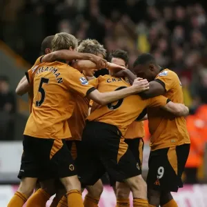 Jody Craddock's Stunner: Wolverhampton Wanderers Take the Lead Against Bolton Wanderers in the Premier League