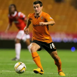 John Price of Wolverhampton Wanderers in Action during the Johnstones Paint Trophy Match against Walsall at Molineux (September 3, 2013) John Price of Wolverhampton Wanderers in Action during the Johnstones Paint Trophy Match against Walsall at Molineux (September 3, 2013)