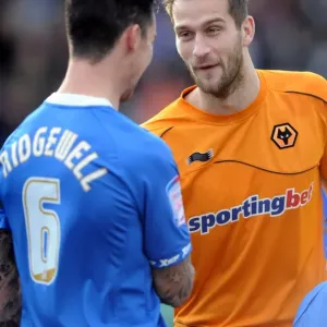 Johnson and Ridgewell's FA Cup Laugh: A Light-Hearted Moment Between Rivals Wolverhampton Wanderers and Birmingham City Johnson and Ridgewell's FA Cup Laugh: A Light-Hearted Moment Between Rivals Wolverhampton Wanderers and Birmingham City