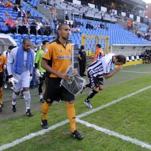 Karl Henry in Action: Wolverhampton Wanderers vs RCSC Charleroi - Pre-Season Friendly
