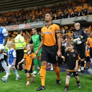 Karl Henry Leads Wolverhampton Wanderers Out in Barclays Premier League Match against Blackburn Rovers Karl Henry Leads Wolverhampton Wanderers Out in Barclays Premier League Match against Blackburn Rovers
