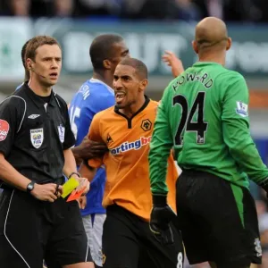 Karl Henry's Red Card: A Dramatic Moment in Everton vs. Wolverhampton Wanderers (Premier League)