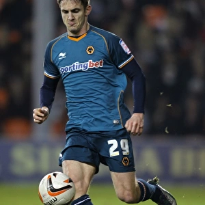 Kevin Doyle Scores the Game-Winning Goal for Wolverhampton Wanderers at Bloomfield Road Against Blackpool (Championship 2012)