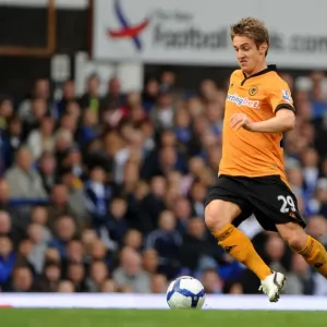 Kevin Doyle Scores the Opener: Wolverhampton Wanderers Take Early Lead Against Everton in Barclays Premier League Soccer