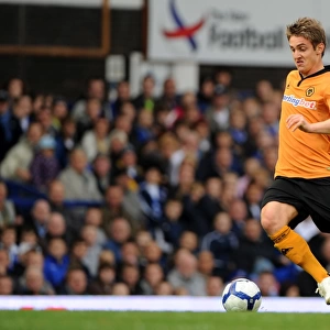 Kevin Doyle Scores the Opener: Wolverhampton Wanderers Take Early Lead Against Everton in Barclays Premier League Soccer