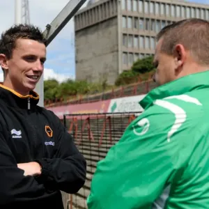 Kevin Foley in Action: Wolverhampton Wanderers vs Bohemians - Pre-Season Friendly Match in Ireland