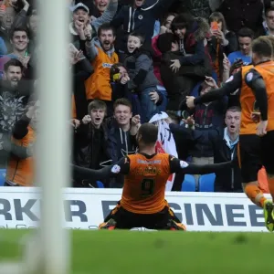 Leon Clarke Print - Sky Bet Championship Goal Celebration