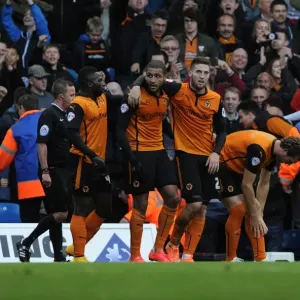 Leon Clarke Print - Wolverhampton Wanderers Championship Match