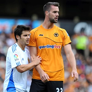 Little and Large: A Clash of Titans - Maierhoffer vs. Paredes Arango in Wolverhampton Wanderers vs. Real Zaragoza Pre-season Friendly