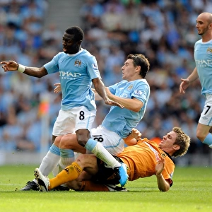 Manchester City vs. Wolverhampton Wanderers: A Premier League Showdown (2009) - Wright-Phillips, Barry vs. Doyle