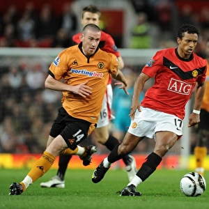 Manchester United vs. Wolverhampton Wanderers: Carling Cup Third Round Showdown - Nani vs. Jones